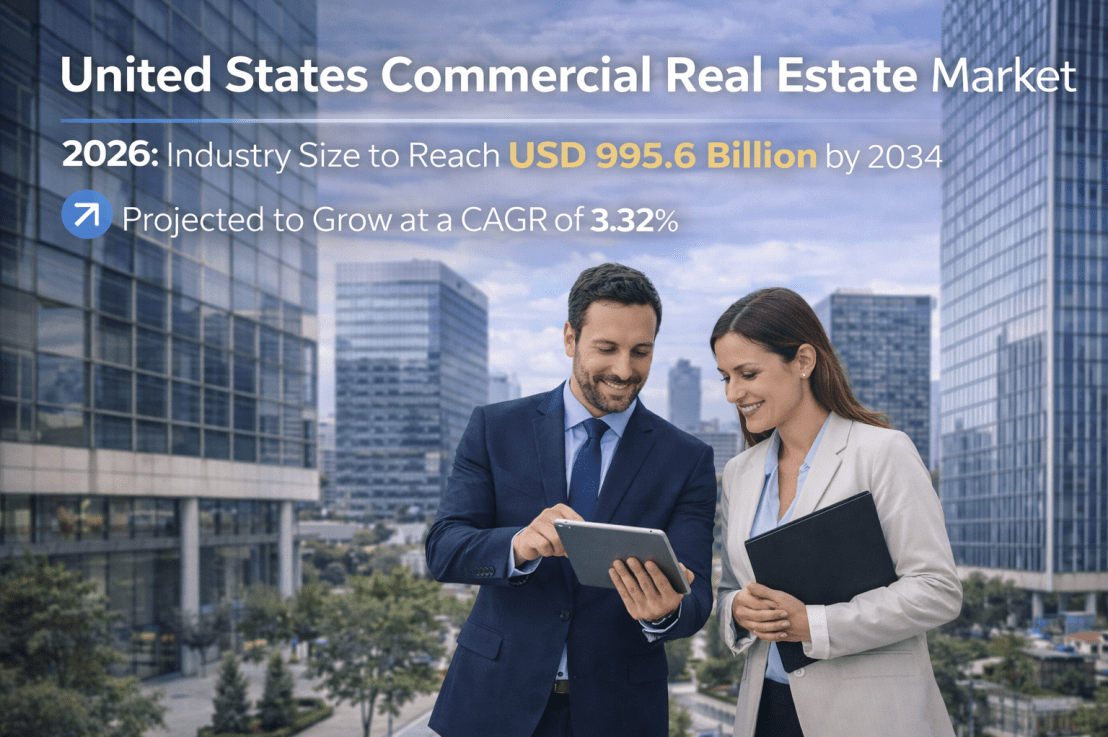 United States Commercial Real Estate Market Size to Hit USD 995.6 Billion by 2034 | Growth at 3.32%&nbsp;CAGR